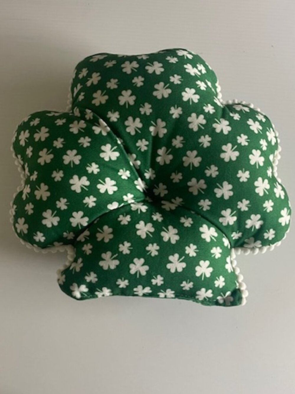 Shamrock shaped throw